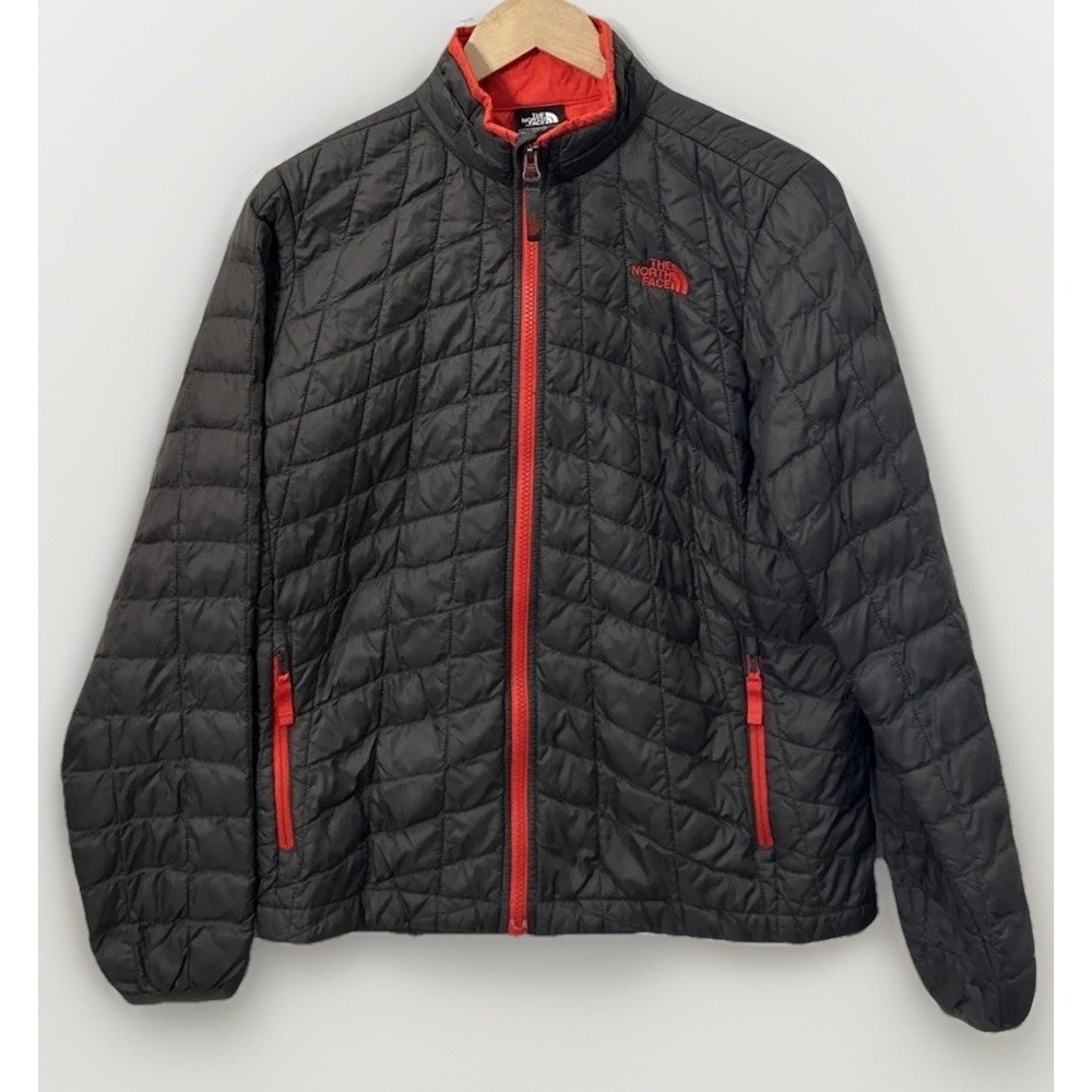 Boys The North Face Quilted Nylon Primaloft Thermoball Jacket Sz Large 14/16 - Picture 6 of 8